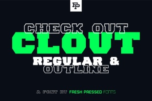 Clout: A Bold Serif Font for Editorial Design