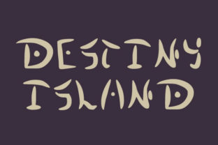 Destiny Island: A Playful Font for Editorial Design