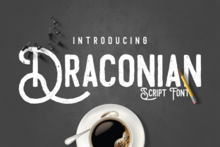Draconian: A Bold Display Font for Editorial Design