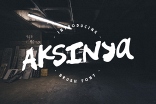 Font That Shapes Your Brand: Aksinya Brush