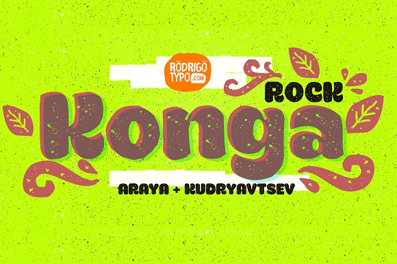 Font That Shapes Your Brand: Konga Rock