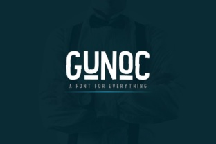 Gunoc: A Retro Font with a Unique Character