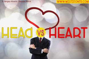 Head Versus Heart: A Display Font for Crafters and Designers