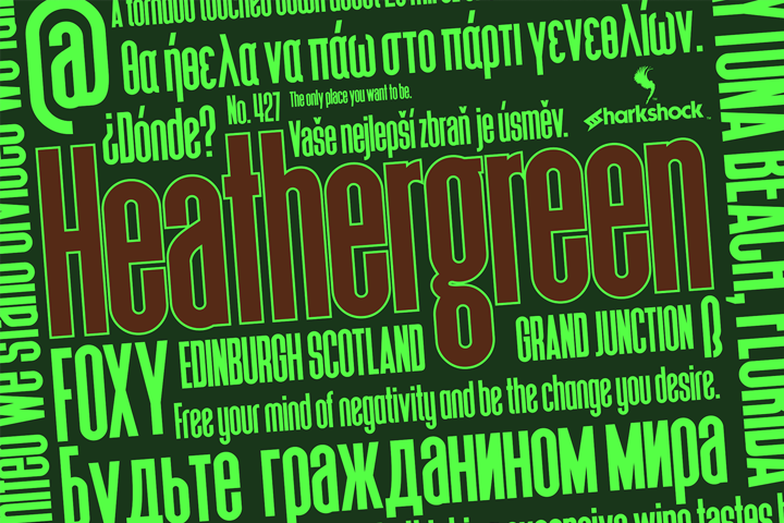 Heathergreen: A Font That Elevates Your Brand