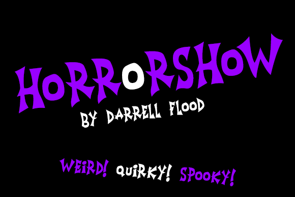 Horrorshow: A Bold Decorative Font for Web Design