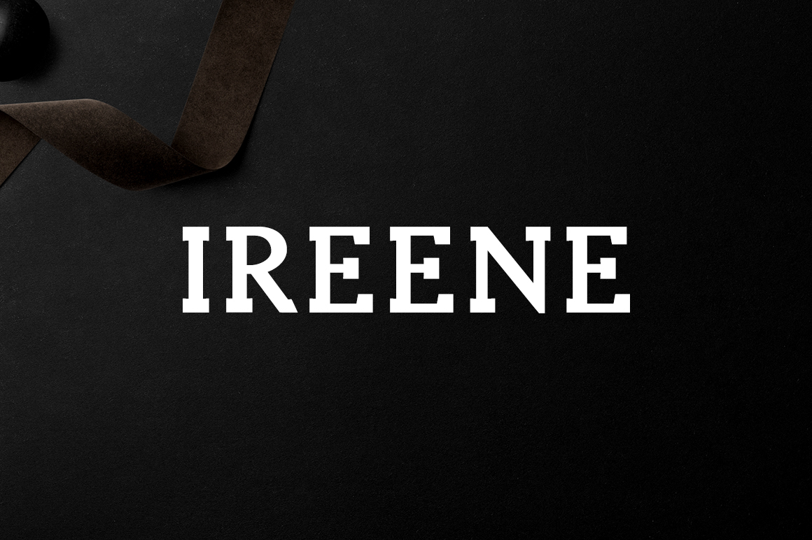Ireene: A Serif Font for Crafters and Product Creators