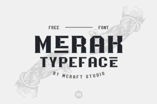 Merak: A Display Font with a Sci-Fi Edge