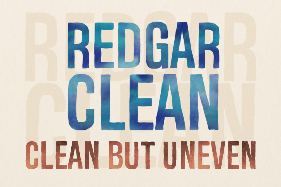 Redgar Clean: A Delicate Display Font for Editorial Design