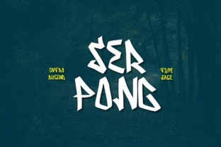 Testing Serpong: A Graffiti Font for a Café Brand