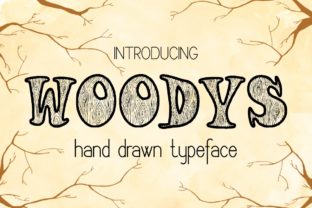 Woodys: A Hand Drawn Typeface for Digital Design